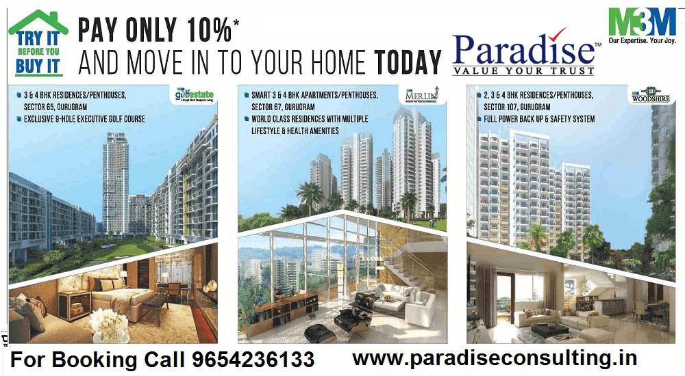 Paradise Consulting M3M Woodshire 107